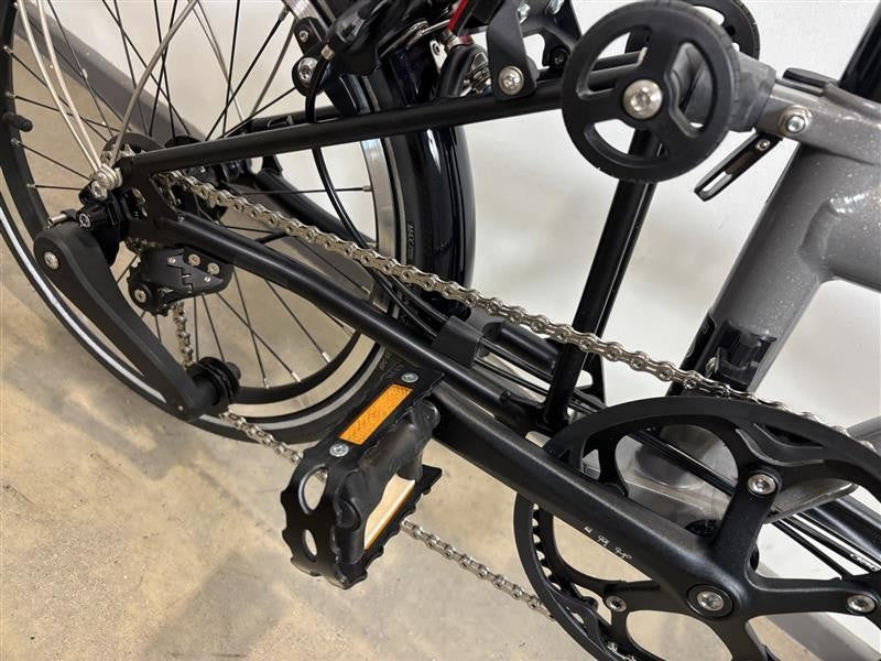Brompton P Line 4 Speed 2022 Mid Handlebar Folding Bike - Storm Grey