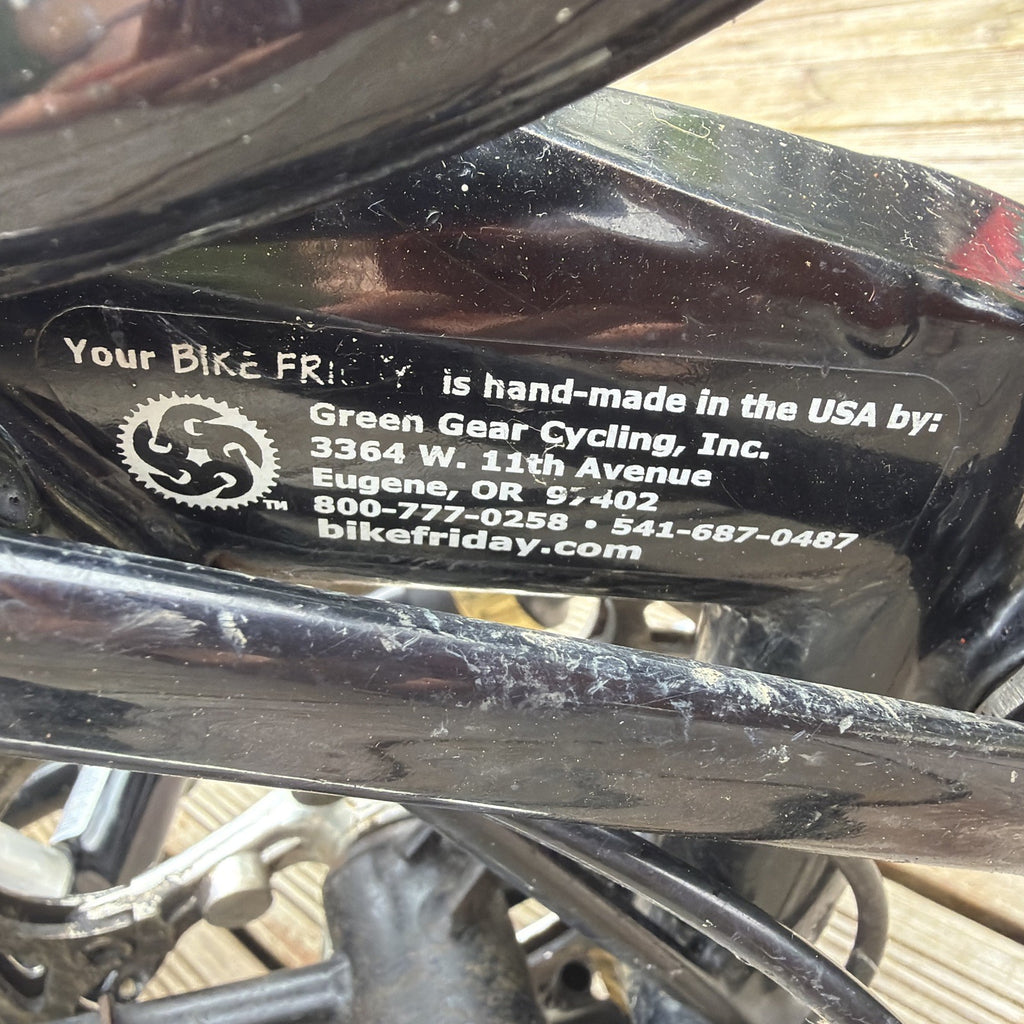 Tikit2Ride Bike Friday Light weight Folding Bike