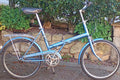 Raleigh Triumph Traffic Master Folding Bike 20in Blue 3 Speed Hub Mudguards Rack