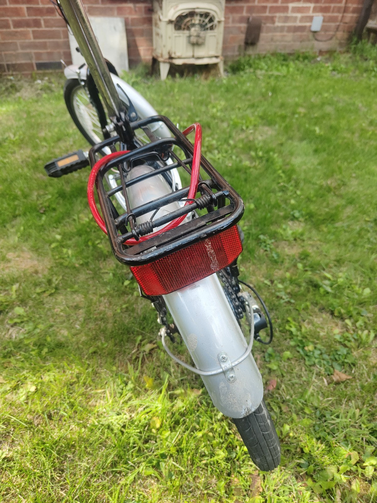 Kingston 20in Folding Bike 6-Speed Black/Silver Rear Rack Fenders + EXTRA'S