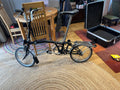 Brompton Folding Bike 3-Speed, Black with special case