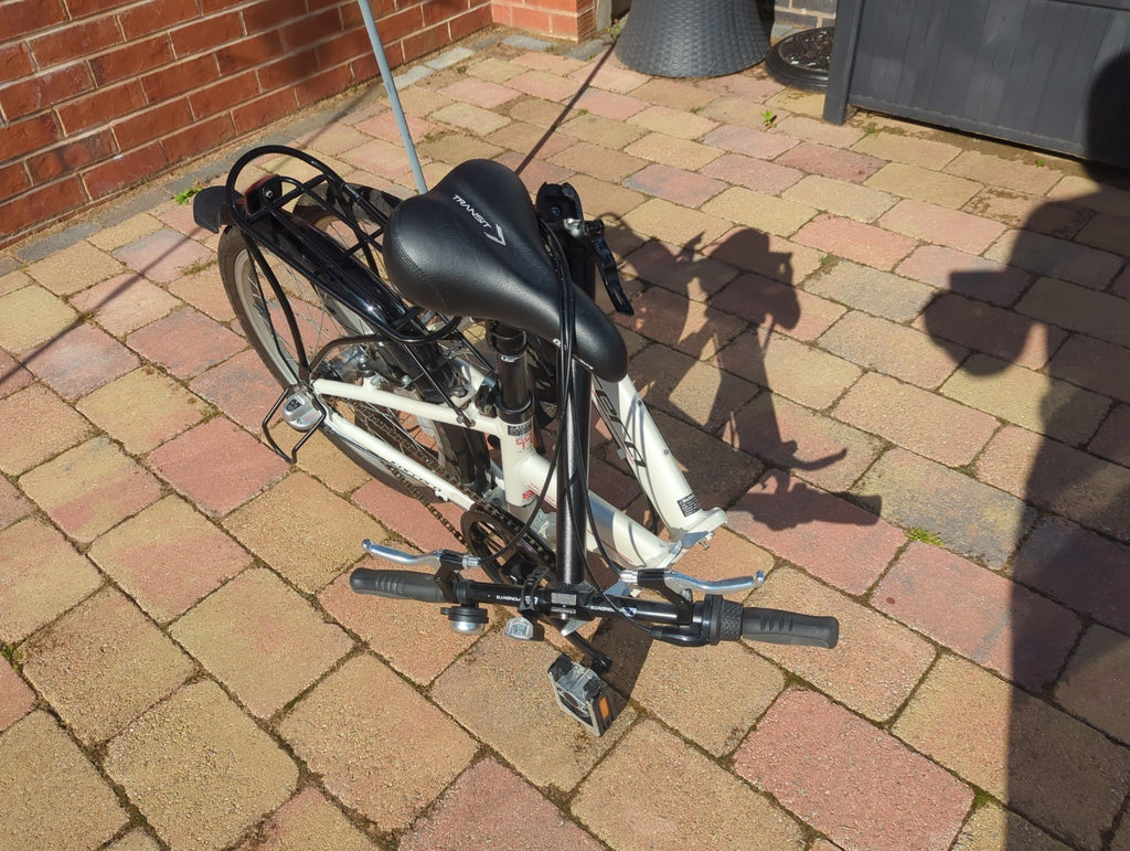 Carrera Transit Folding Bike Lightweight 3 speed Aluminium Frame and carry Bag.