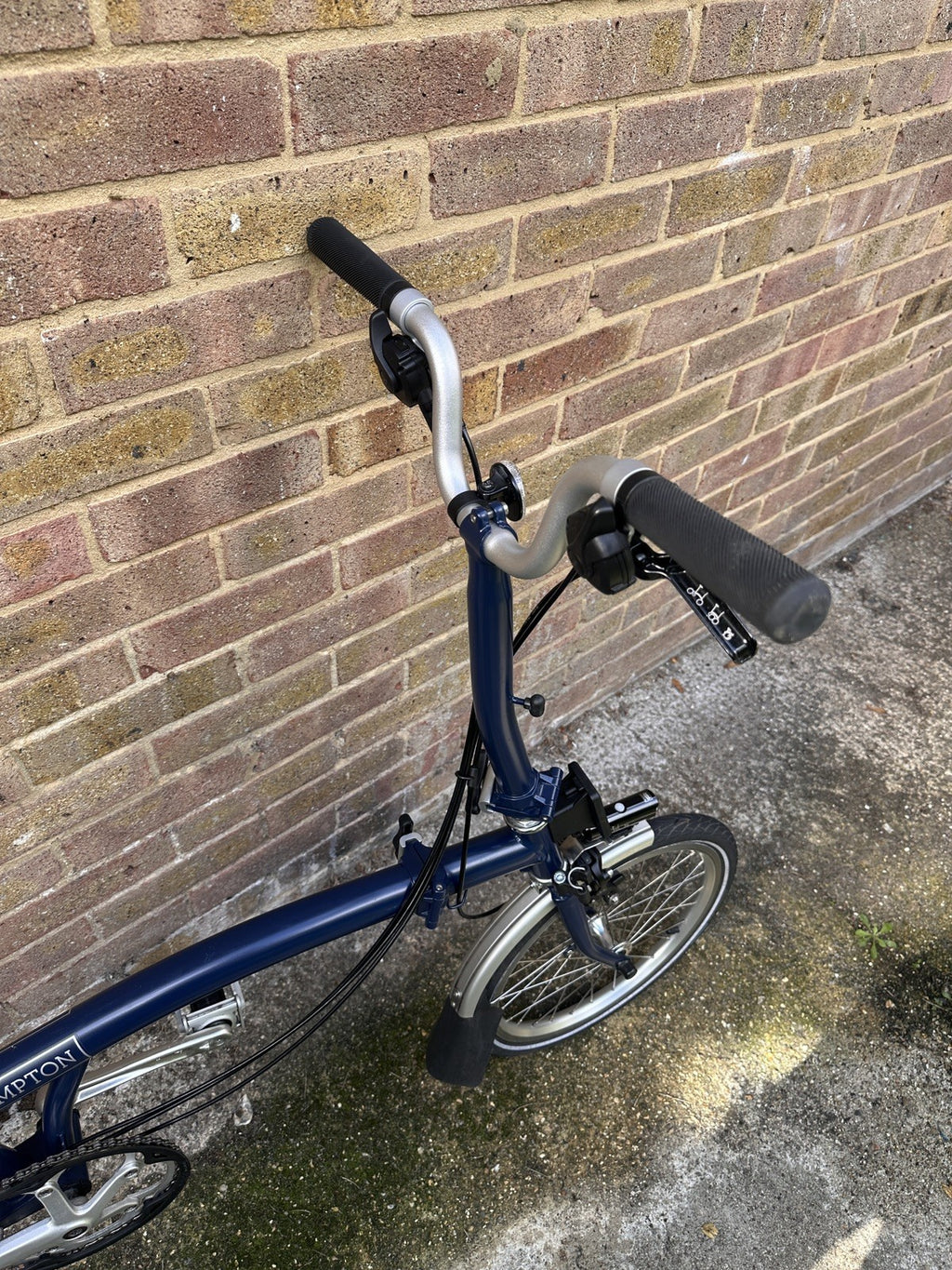 Brompton C Line Explore 2024 6-Speed, Tempest Blue, Excellent Condition, Lights