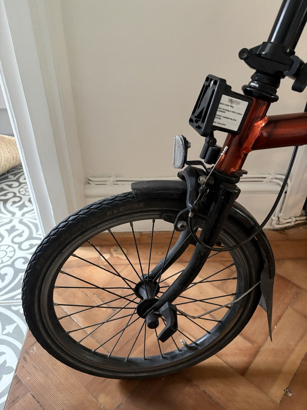 Brompton Black Edition Flame Lacquer 6 Gears, Racing handle bars