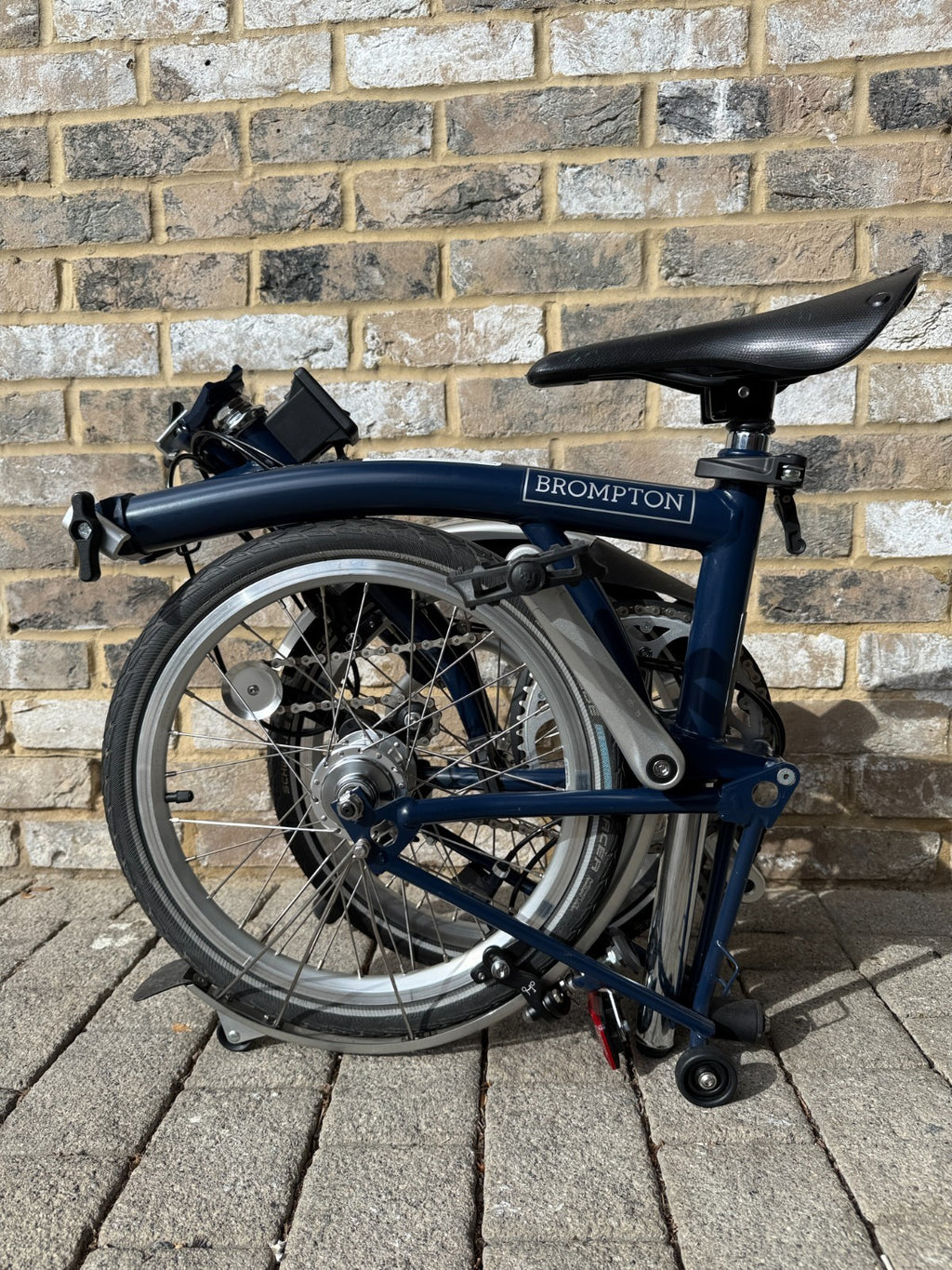 Brompton Tempest Blue 3 Speed Mid C Line M3L - Great Condition - World Shipping