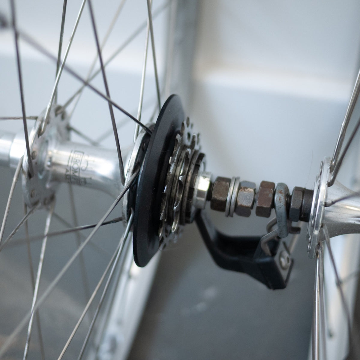 Brompton 1/2 Speed Wheelset Superlight Double Butted Silver 16" 349 E Hook