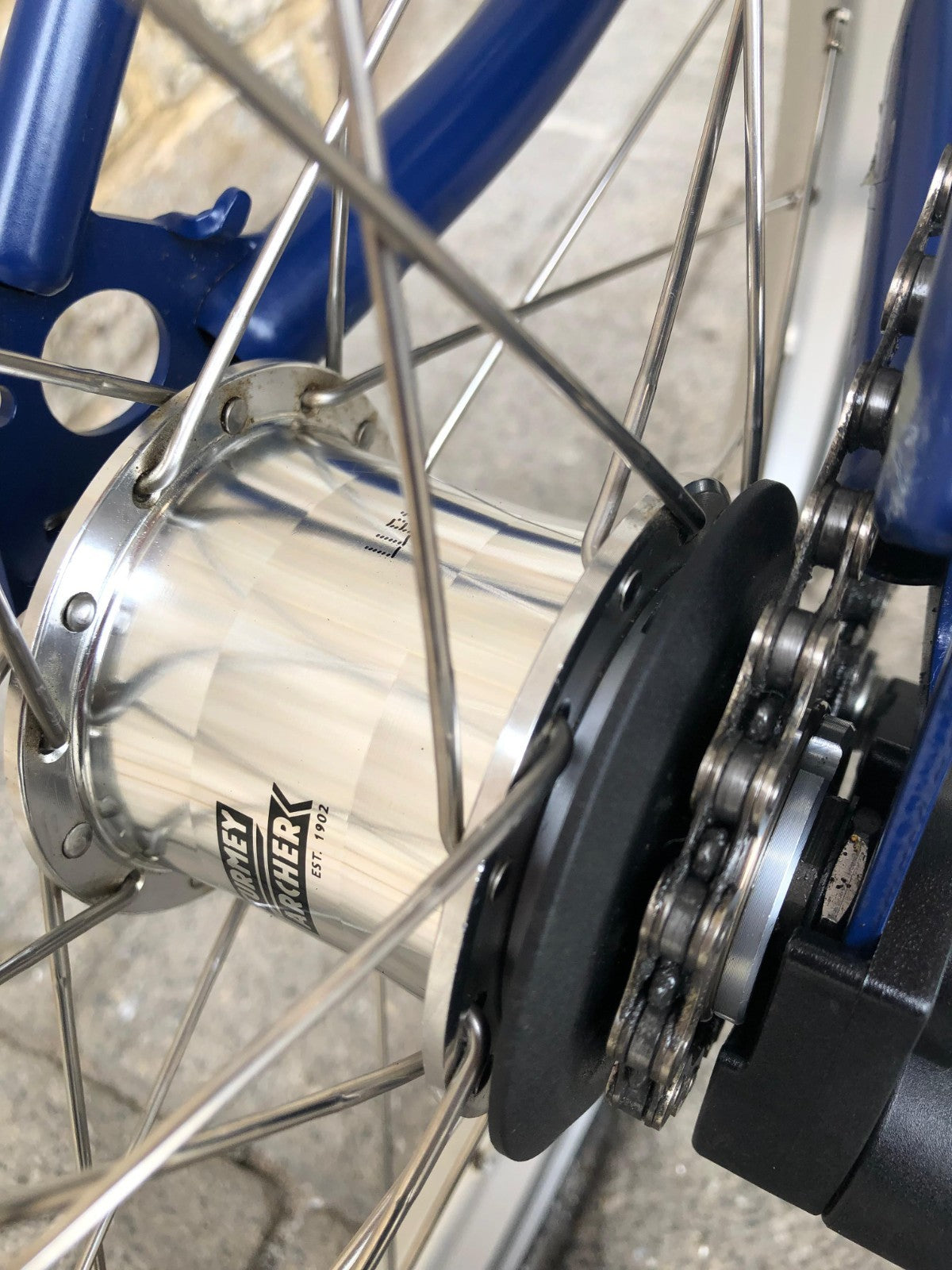 Brompton Cobalt Blue 3 Speed Mid M3L - WORLDWIDE DELIVERY
