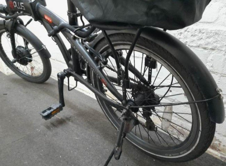 E+ PLUS 36V 250w Motor Black Folding Bike 21mph