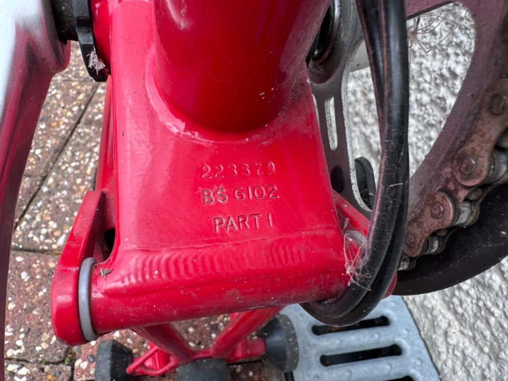 Brompton C Line M3L (3 Speed)  folding bicycle - Red