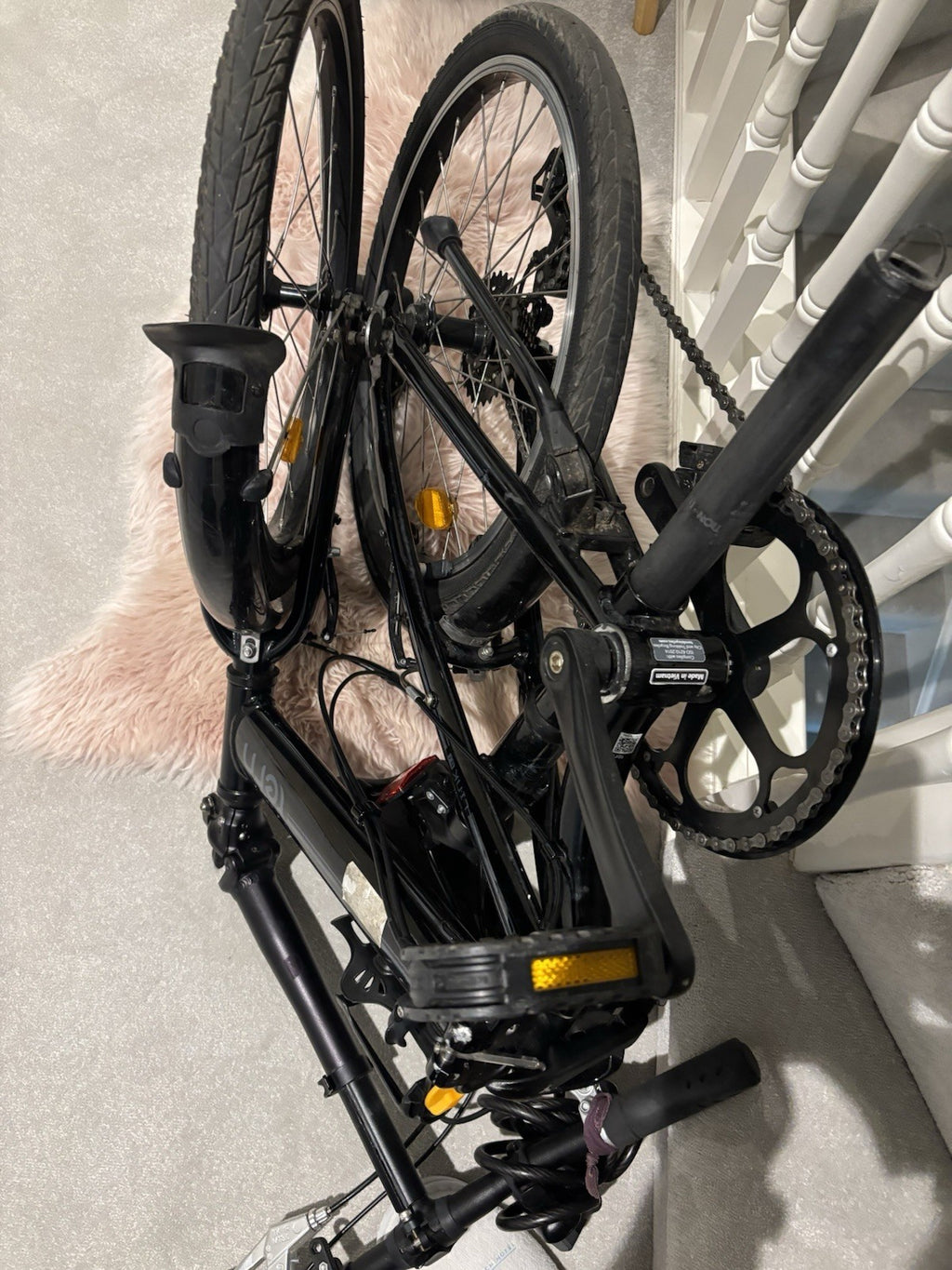 Tern Link 20in Folding Bike 7-Speed V-Brake Black with Mudguards