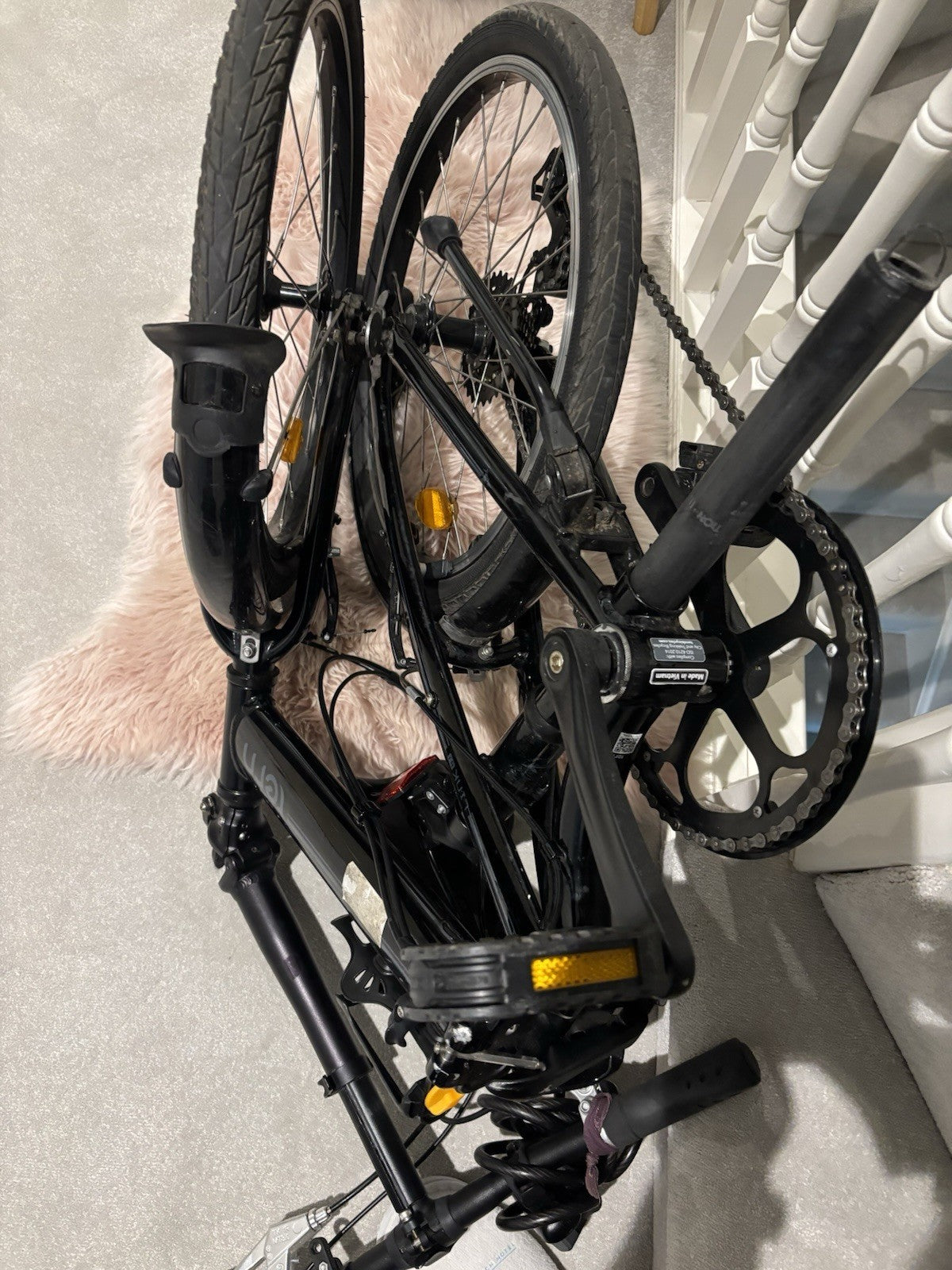 Tern Link 20in Folding Bike 7-Speed V-Brake Black with Mudguards