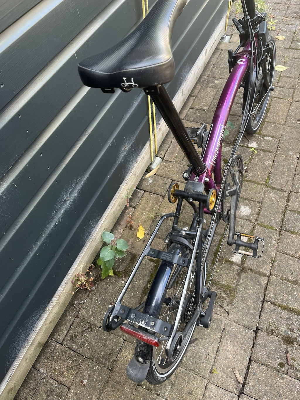 Brompton Elctrc C Line 4-Speed in Amethyst Lacquer