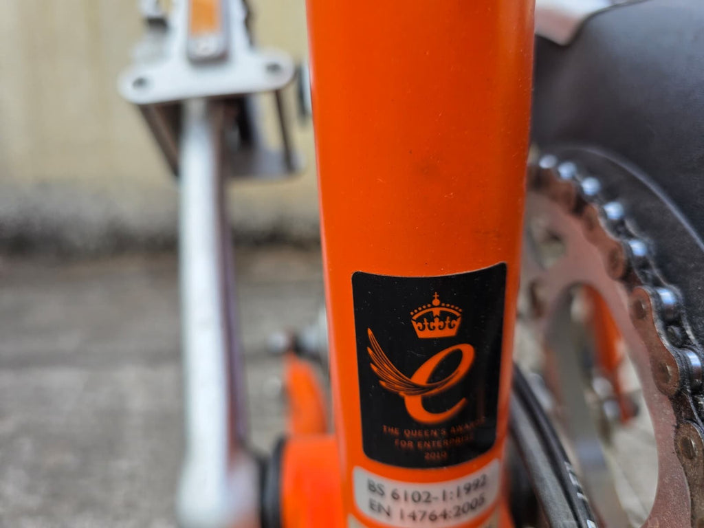 Brompton M6L Folding Bike - Orange Speed