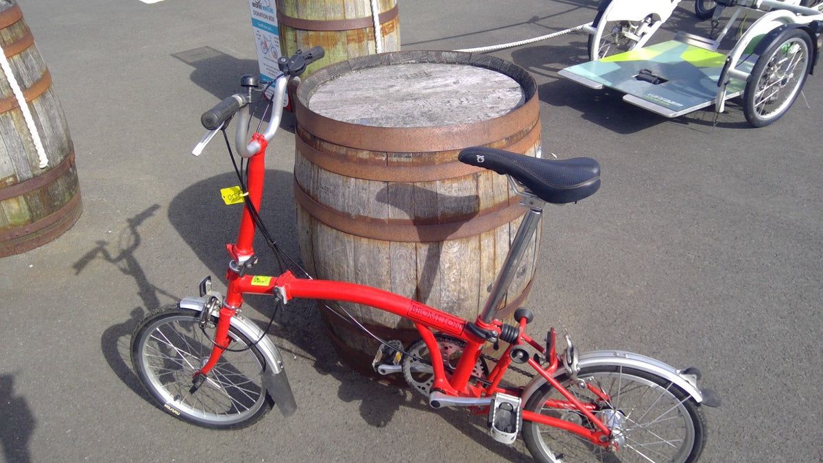 Brompton 16" Folding Bike  Red