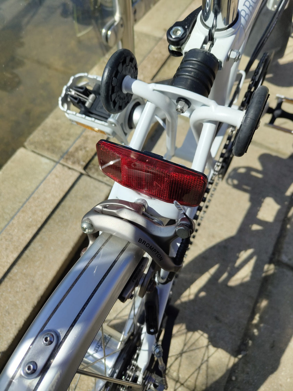 Brompton M6L Folding Bike 2015 Ivory –Excellent Condition, Serviced, C line, 6 S