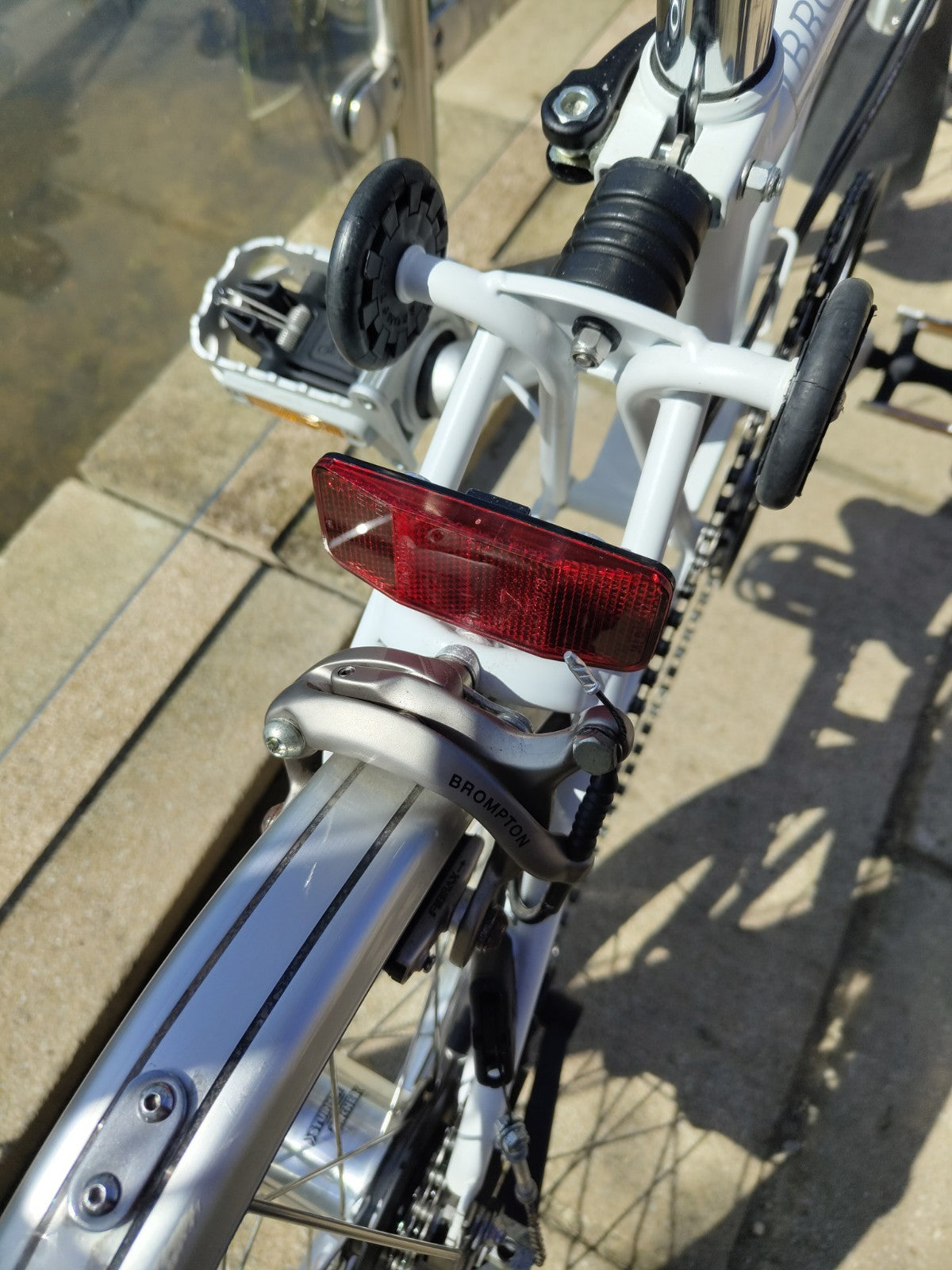 Brompton M6L Folding Bike 2015 Ivory –Excellent Condition, Serviced, C line, 6 S