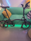 Brompton C Line 4 Speed Black High Handlebar Folding Bike 2026 London