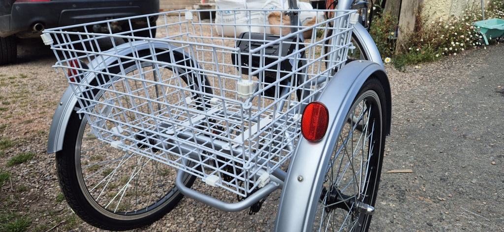 Scout Electric Folding Tricycle in Silver