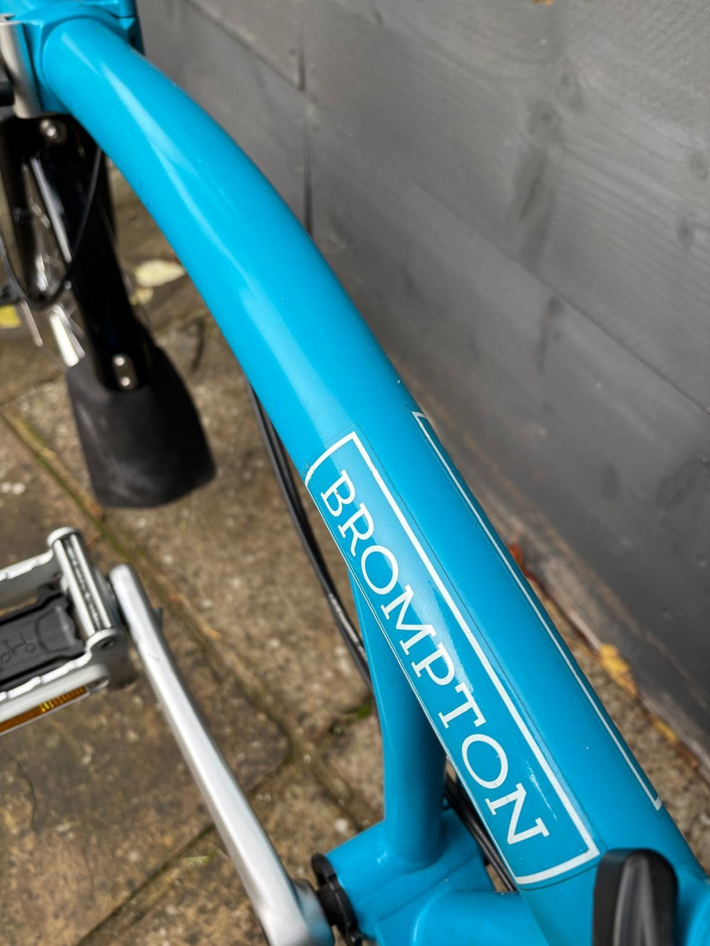 Brompton S6L Urban C Line Folding Bicycle 6 Speed in Lagoon Blue / Black - Used