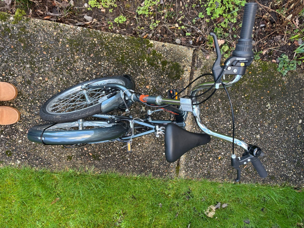 Foldable Unisex Grey Bike - 20 inch Wheel Size