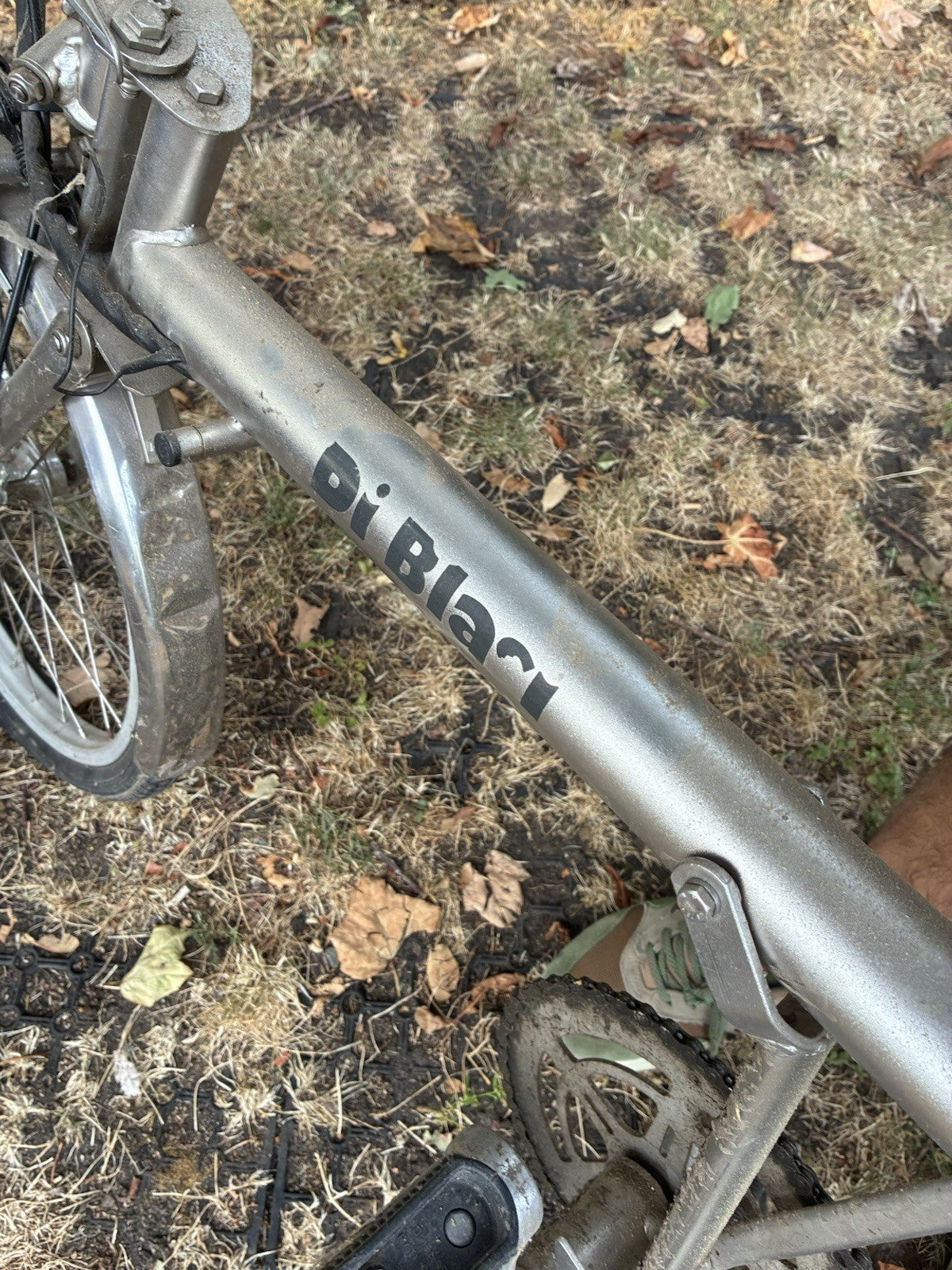 Diblasi Folding Bicycle Aluminium and Stainless Steel Frame