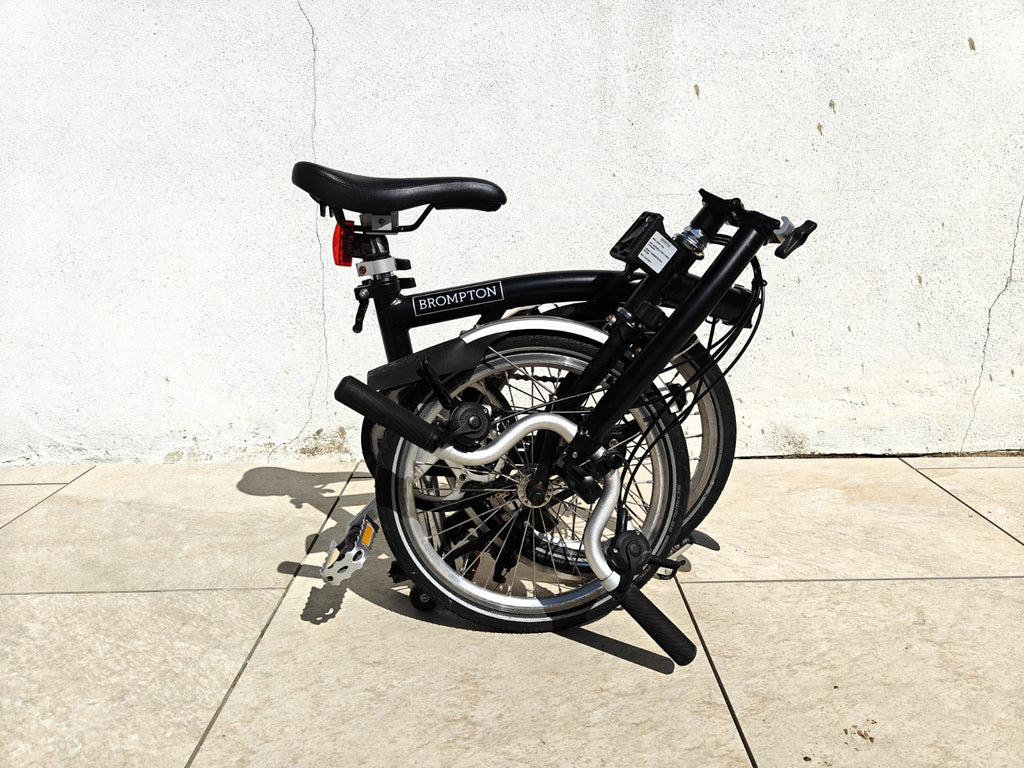 Brompton C Line Explore, 6-speed, Black, High Handlebar - Walthamstow
