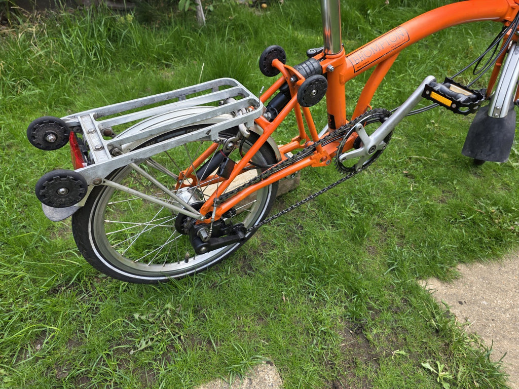 Brompton 6-speed folding bike 2013 with rear rack