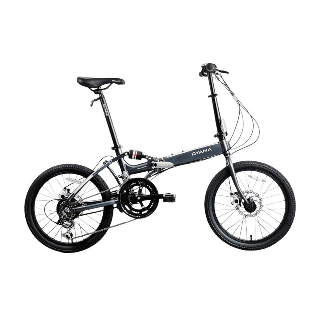 OYAMA-Dazzle 500-FOLDING Bike-Grey Folding Bike Damaged Box 20" Bike