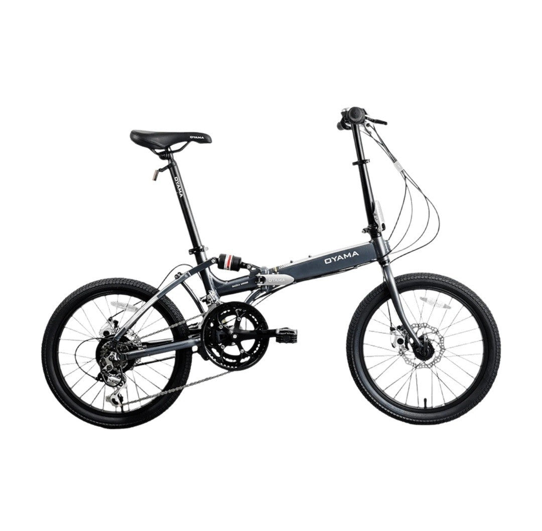 OYAMA-Dazzle 500-FOLDING Bike-Grey Folding Bike Damaged Box 20" Bike