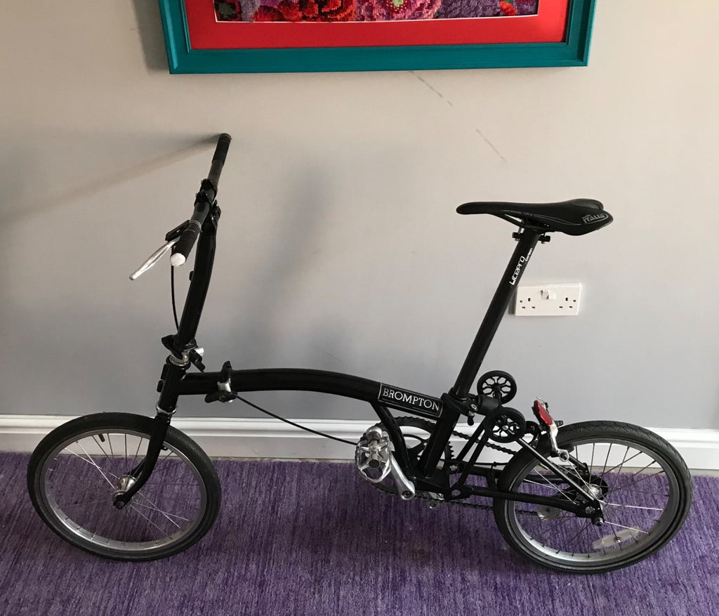 Brompton  Lightweight Fixie with carbon parts upgrades