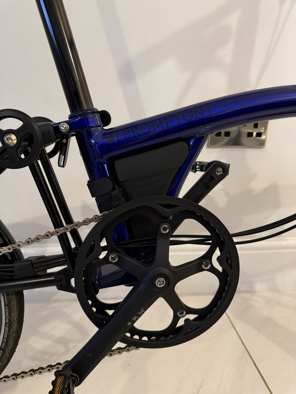 brompton p line 12 speed - Blue Lacquer