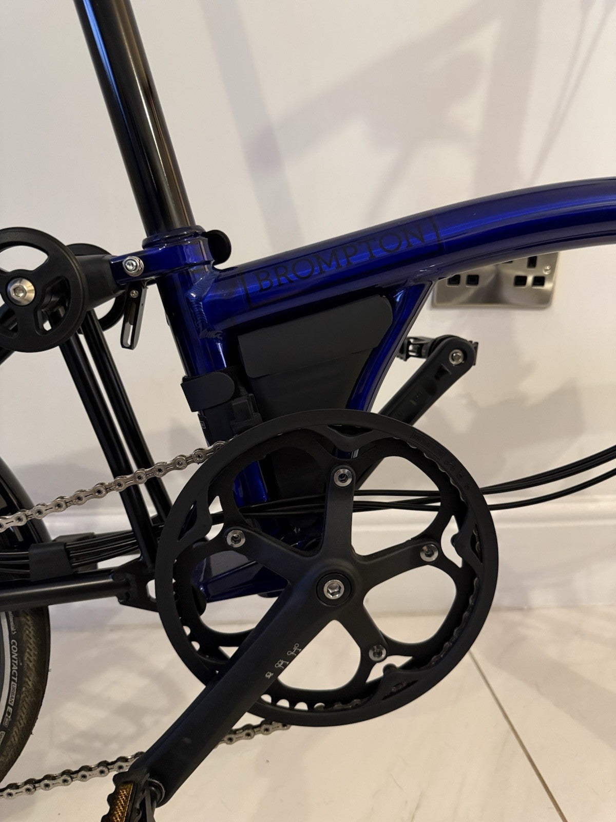 brompton p line 12 speed - Blue Lacquer