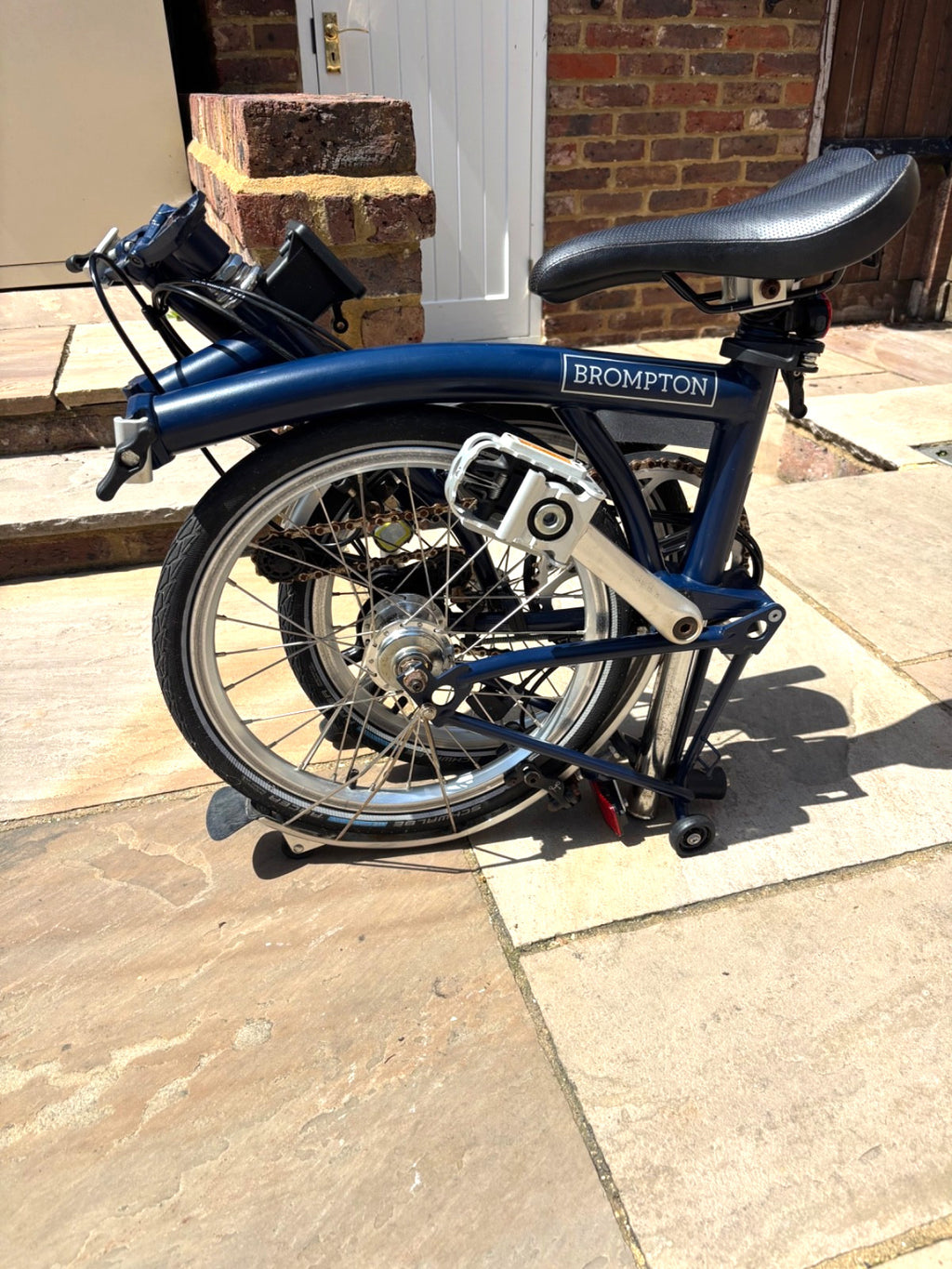 Brompton M6L Folding Bike - Blue - Good Condition