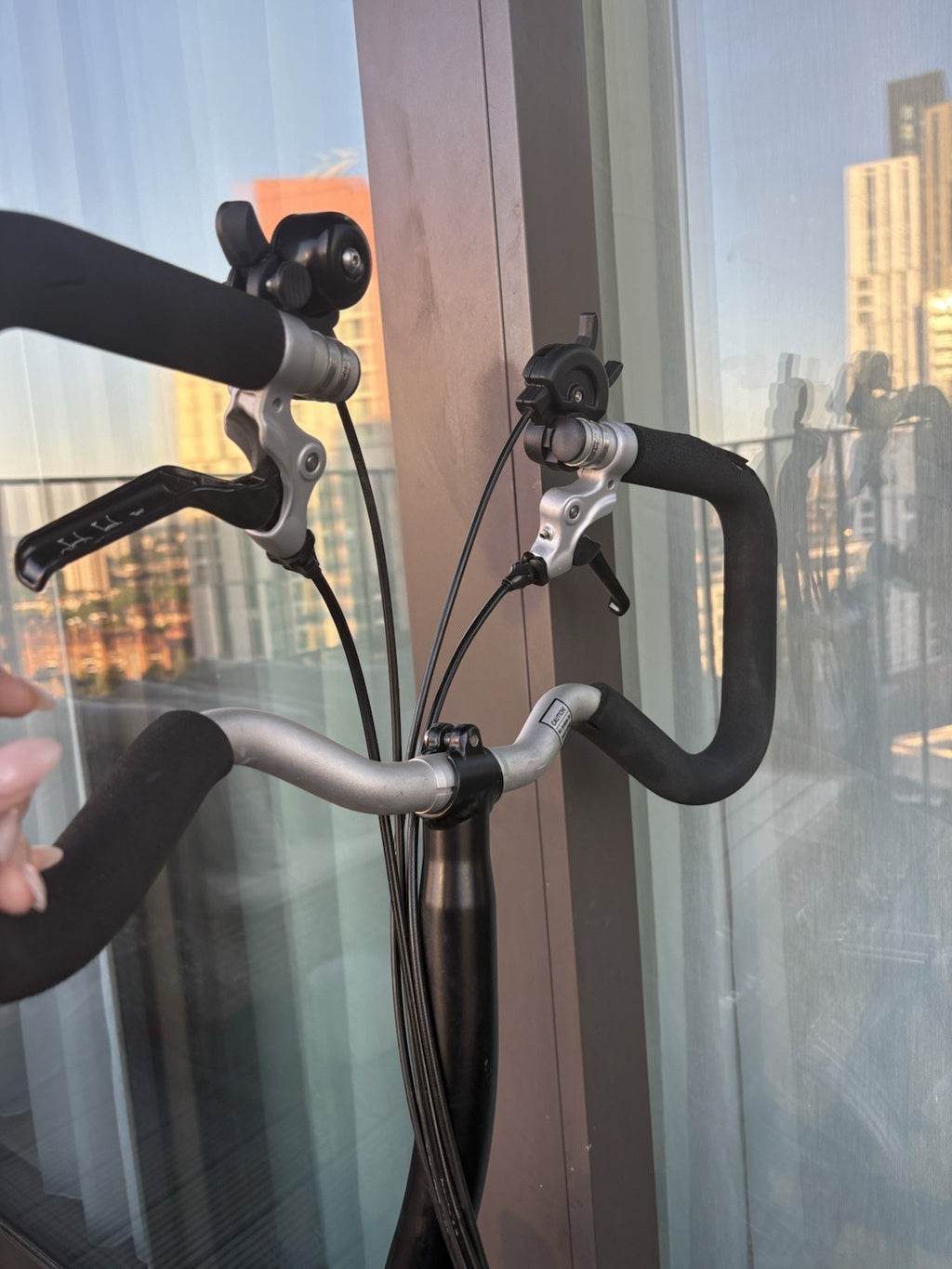 Brompton C Line 6-Speed (2015, M6L config) — Touring Handlebar, Brooks Saddle
