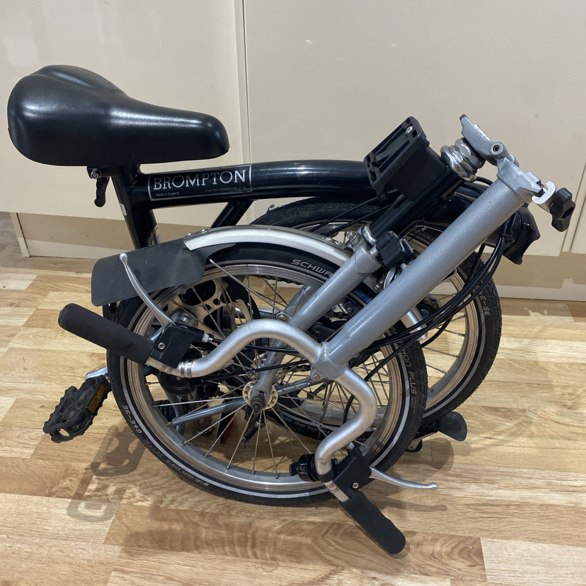 Brompton Folding Bike 3-Speed, Black. Good Condition, Lightly Used.