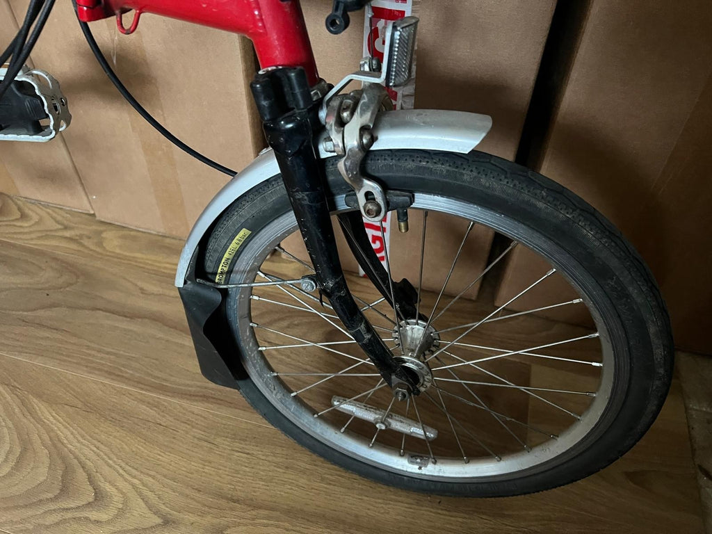 Brompton C Line M6R (6 Speed)  folding bicycle - Red
