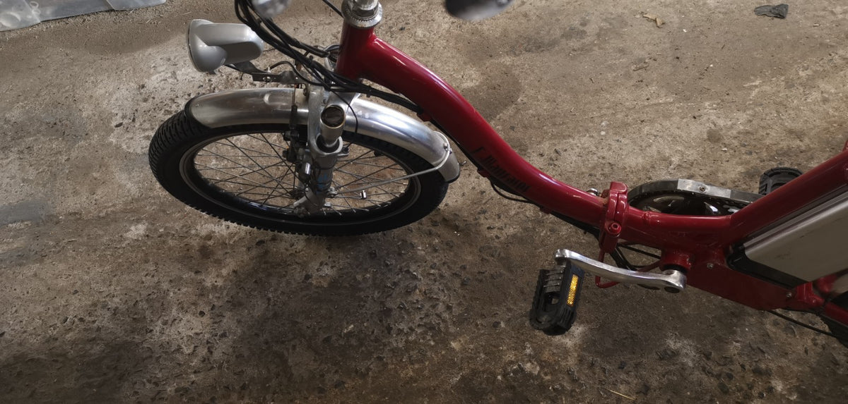 PRO-RIDER 20in E-Folding Bike 250W 36V 25km/h red