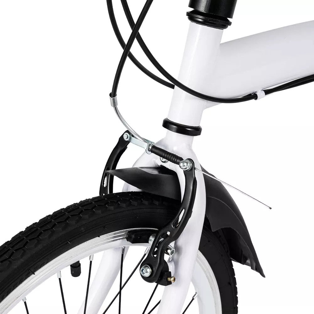 20" Folding Bike Adults Bicycle Adjustable Speed Alloy Bicycle Folding City Bike