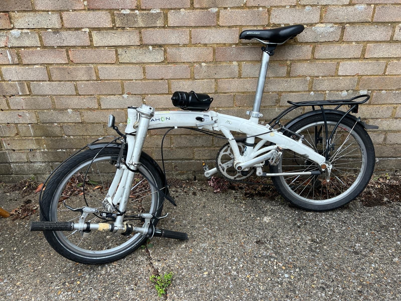 Dahon Mu Folding Bike Alu Frame 20 " wheel & carry bag broken front fork