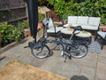 Orus Adult Folding Bike Aluminium, Black, 20" Wheels, 7-Speed
