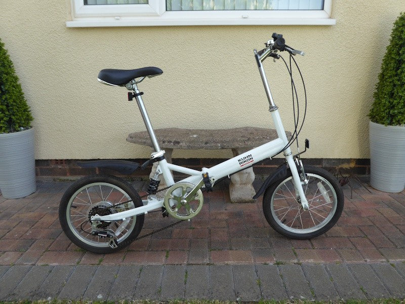 Adults Size Folding Bike. 16" Wheels 6 Gears. Rear Suspension View Exeter