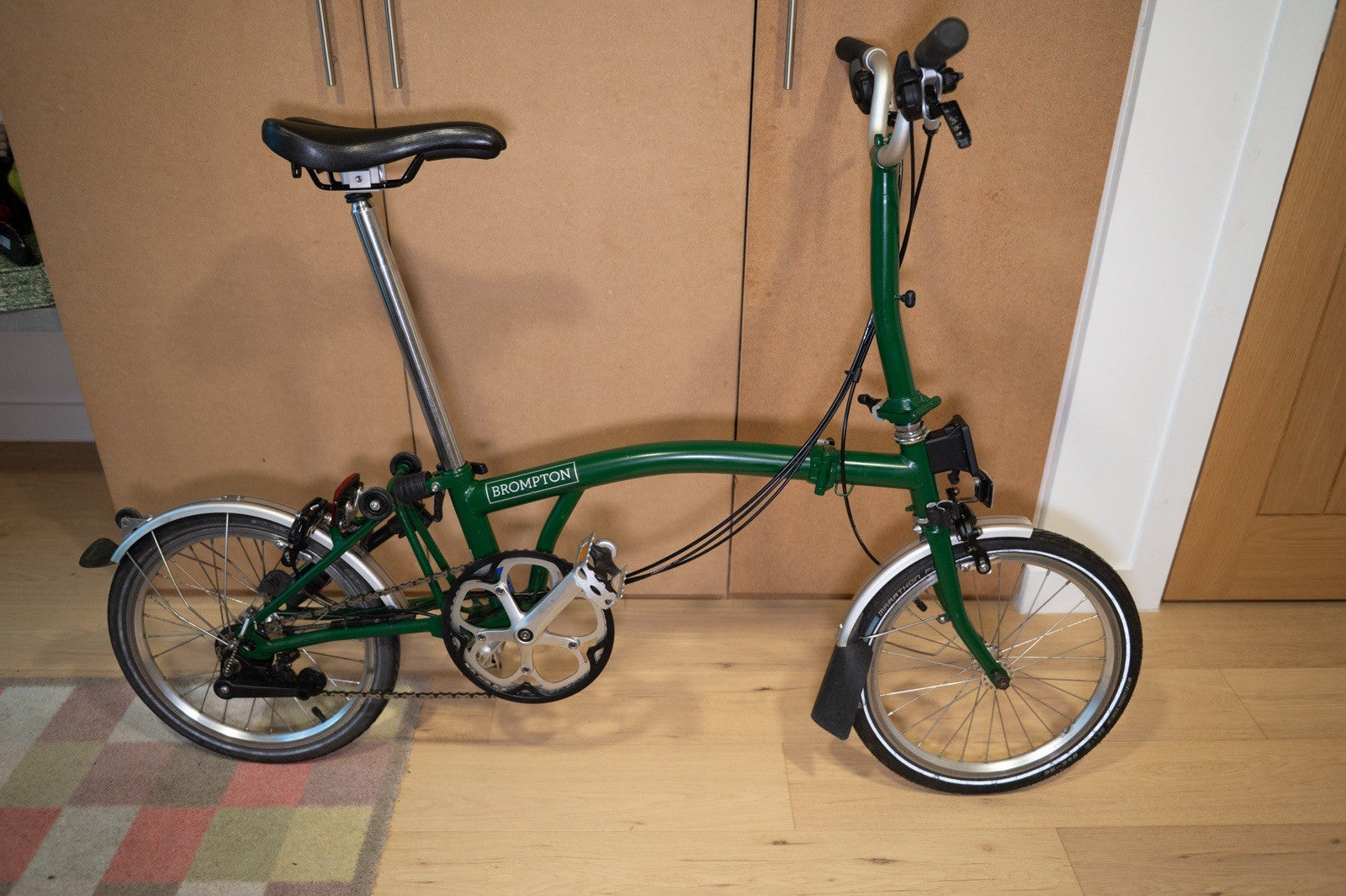 Brompton M6L racing green
