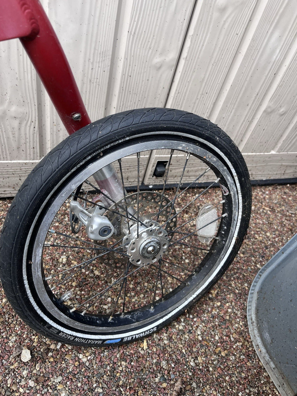 Strida Folding Bike. 16” Wheels For Restoration.