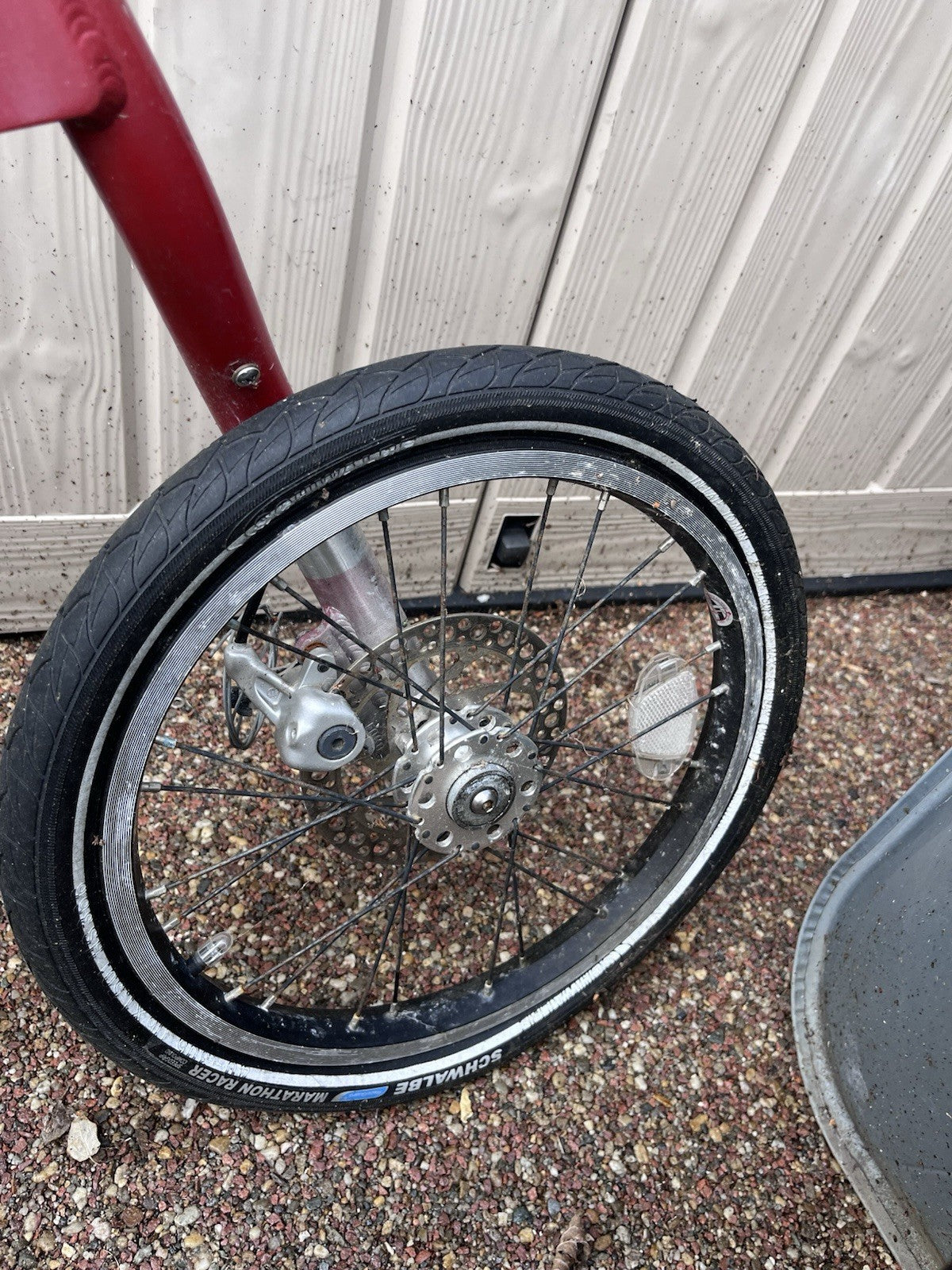 Strida Folding Bike. 16” Wheels For Restoration.