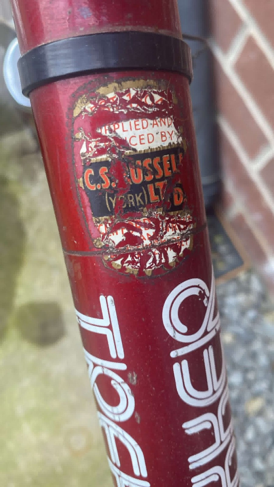 Vintage Foldable Trekker Bike Red