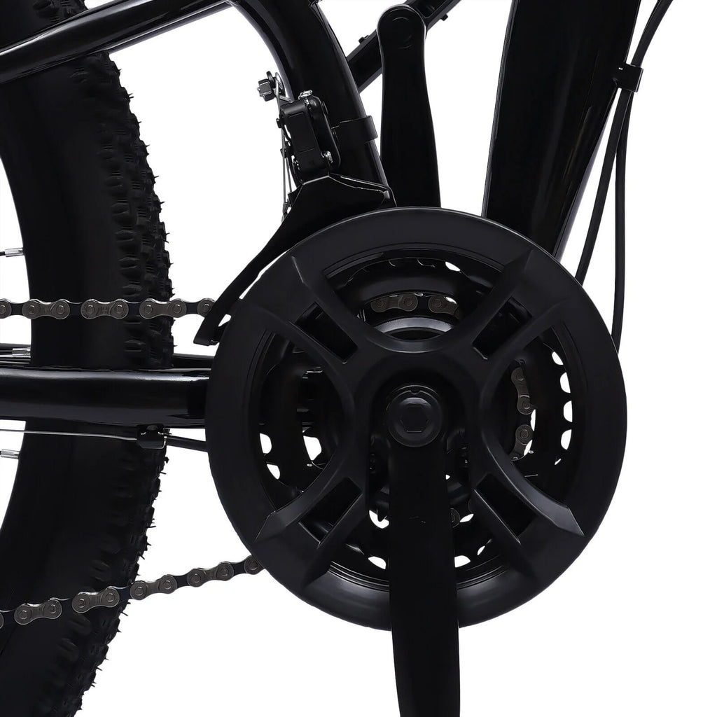 26 Inch Folding Mountain Bike 21 Speed Double Disc Brake Carbon Steel Frame Fold