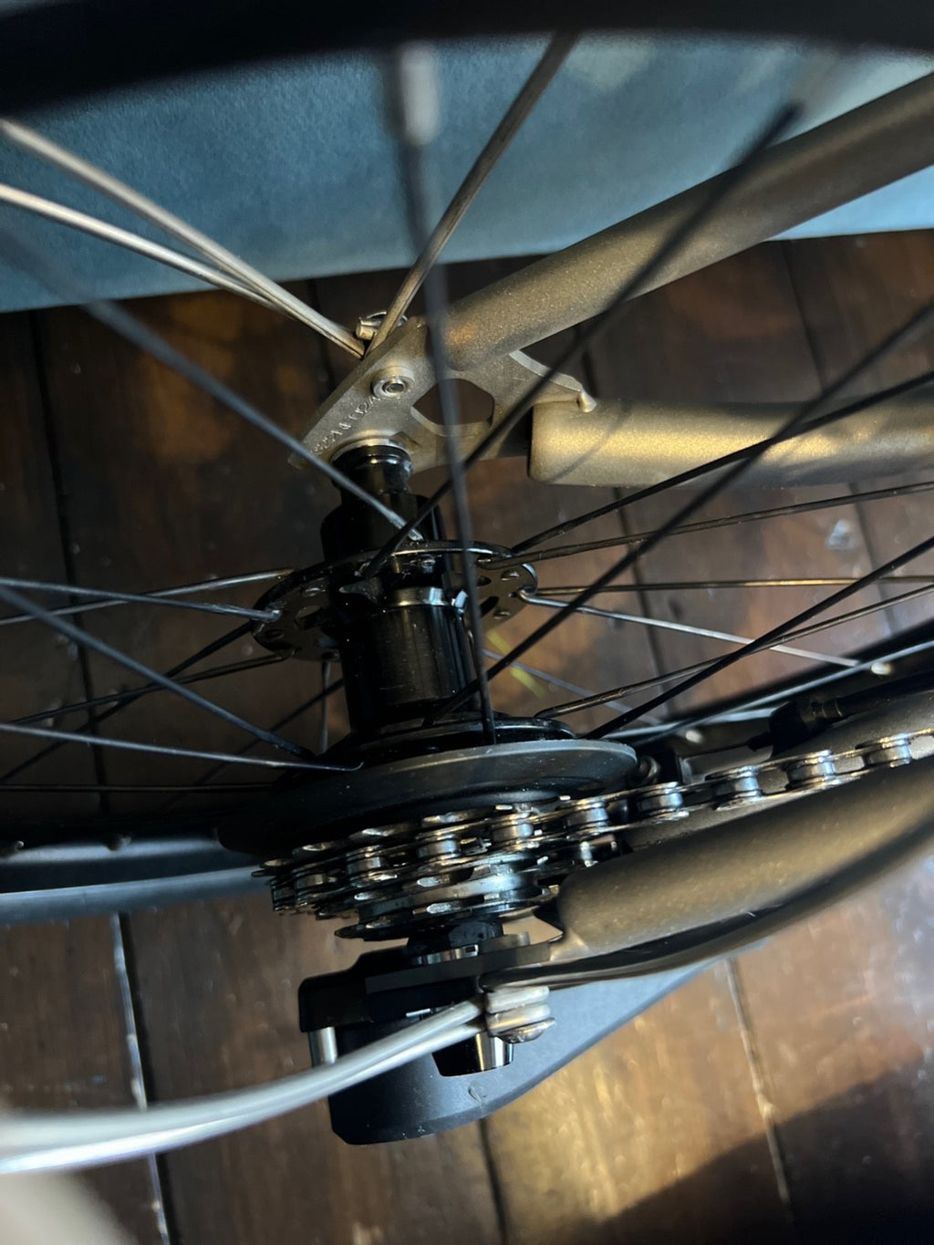 Brompton T-Line 4-Speed Titanium Folding Bike Medium rise
