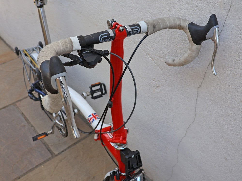 Brompton Bike extensively modified for touring