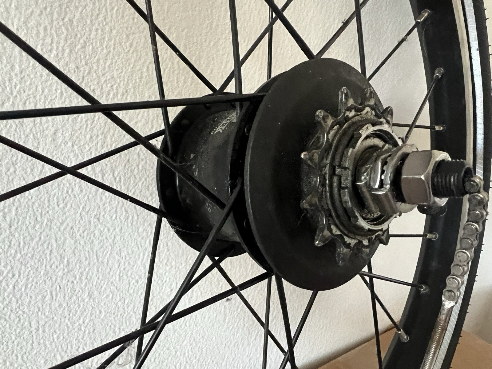 Brompton Bike 3 Speed Rear Wheel  - Black