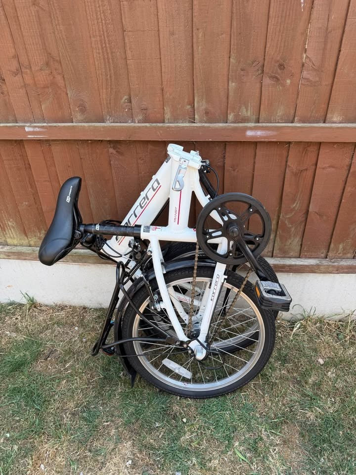 Carrera Transit 20'' 3-Speed White Lightweight Folding Bike